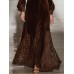 Serene | Elegant Suede Maxi Dress