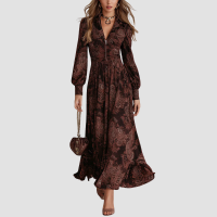 Amelia | Paisley Zip Maxi Dress